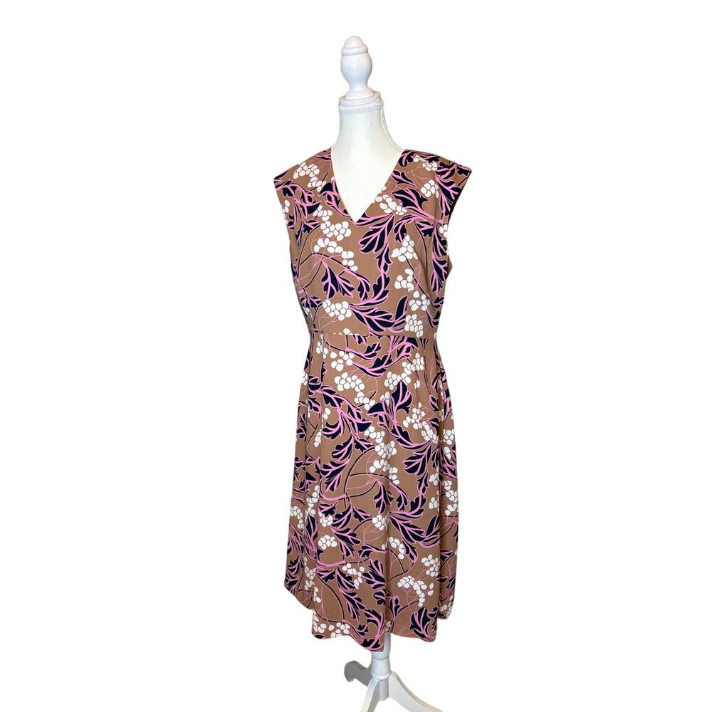 Ann Taylor Factory Petite | Floral Fit and Flare Midi Dress | 12P